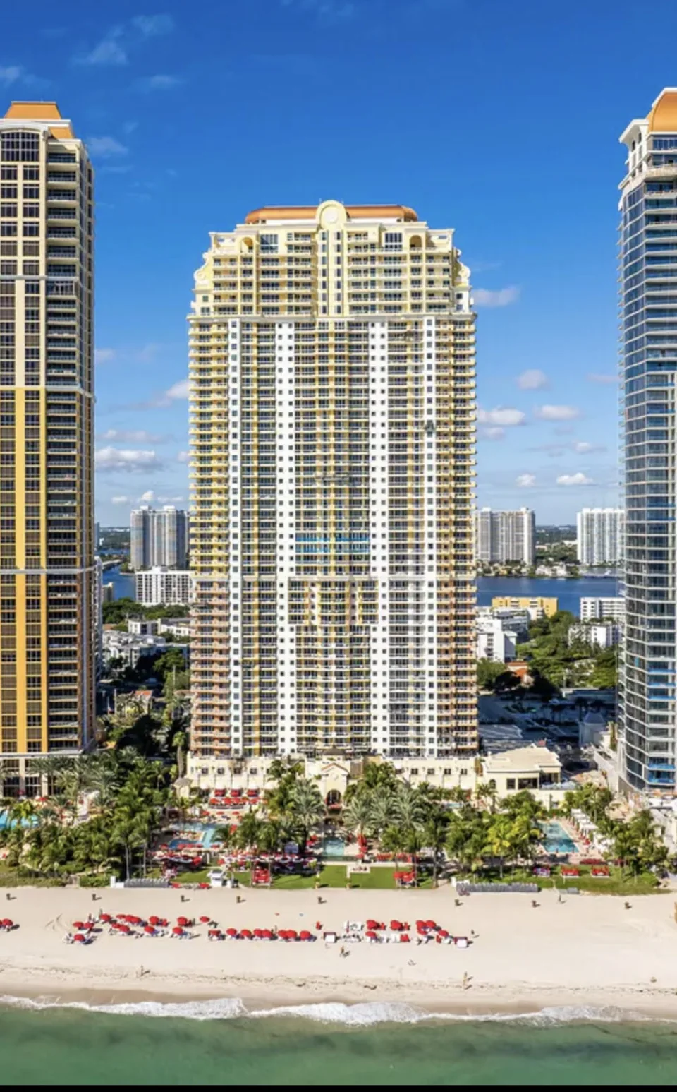 Acqualina Resort and Residences oceanfront tower in Sunny Isles Beach