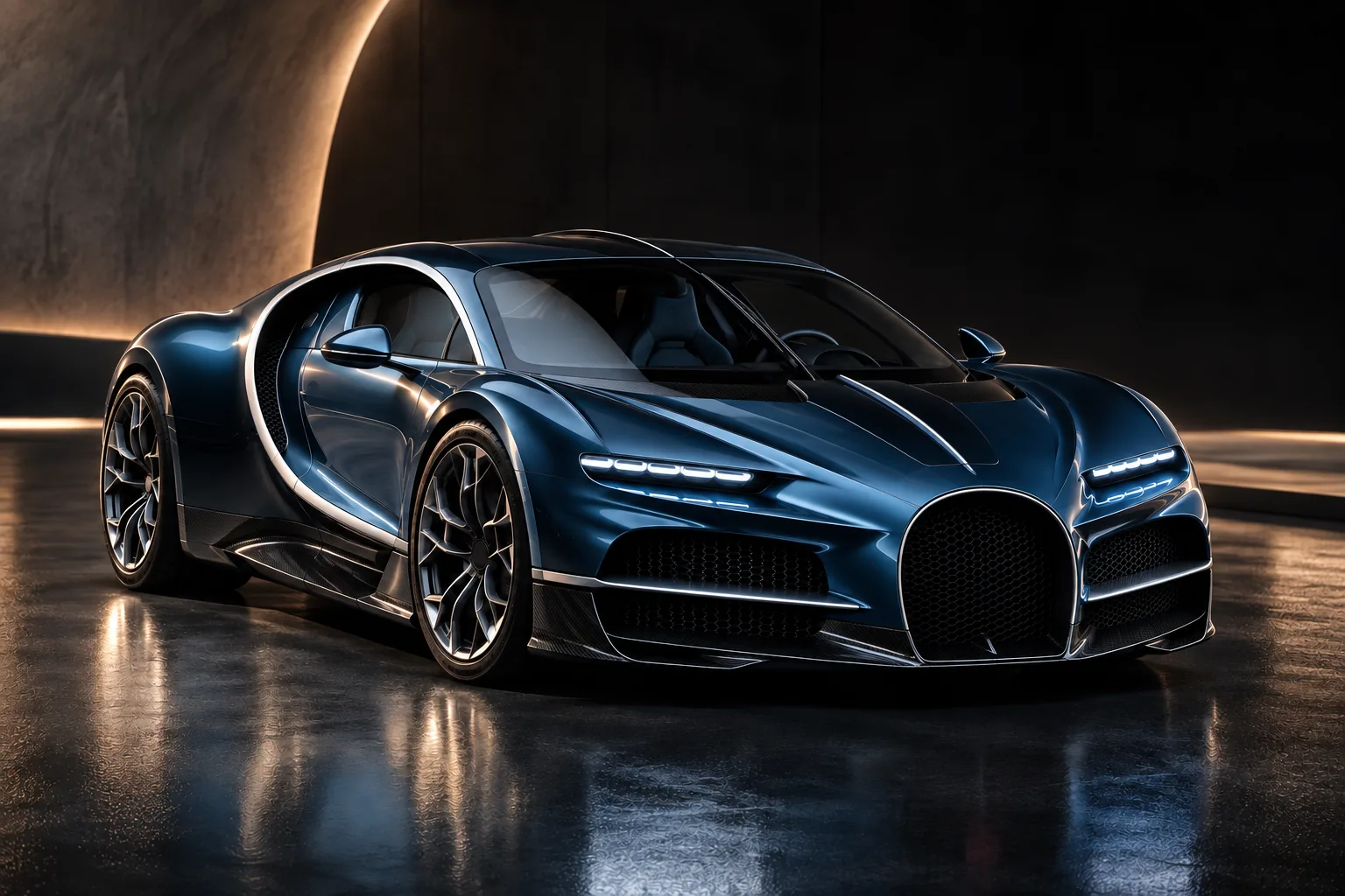 Estudio de dise&ntilde;o automotriz que ilustra el lenguaje de dise&ntilde;o de un hipercar esculpido