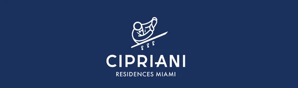 Logotipo de Cipriani Residences Miami, mostrado para identificar el proyecto; TheBuyerRebate.com no está afiliado con el desarrollador ni con Cipriani