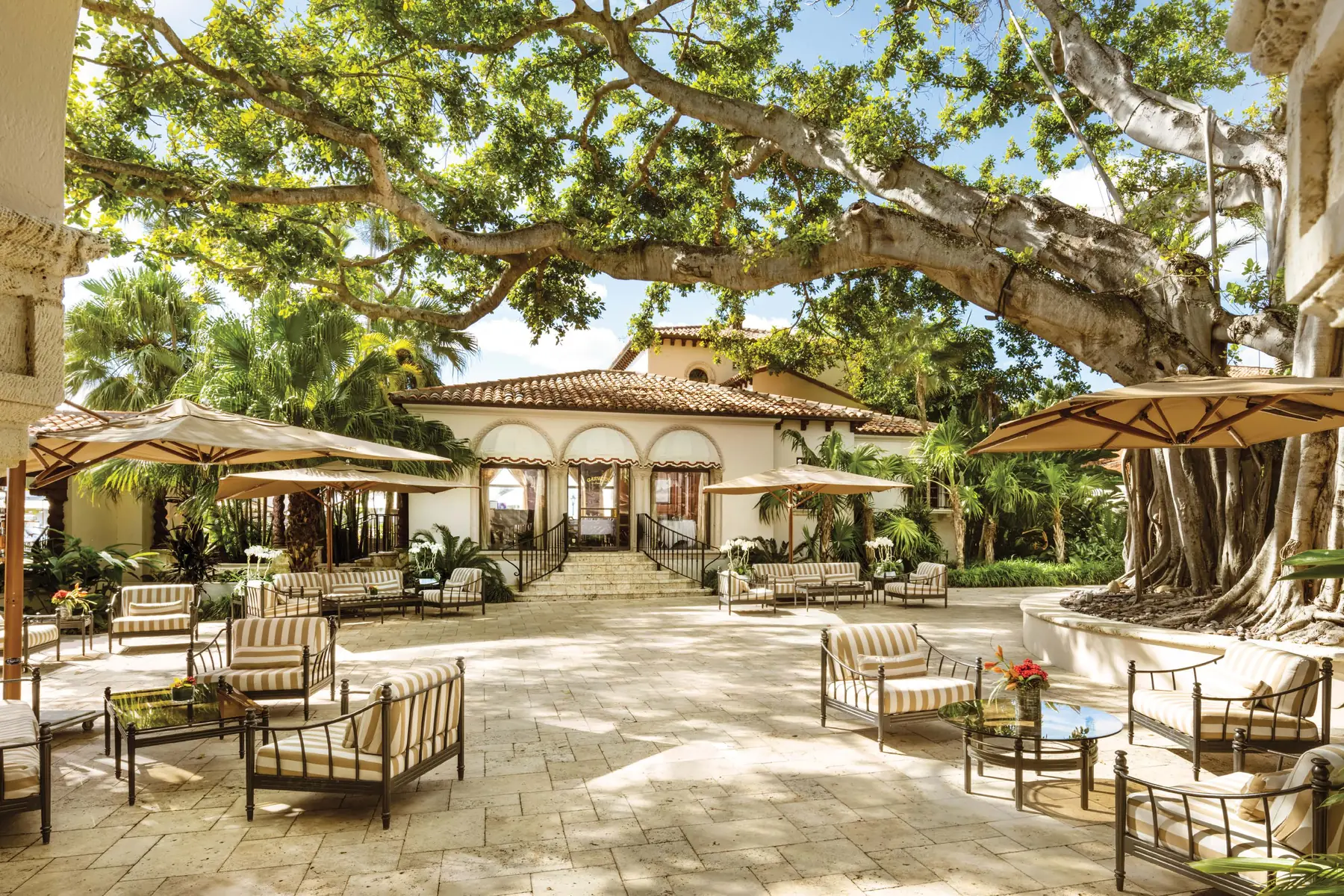 Fisher Island Club grounds at the historic Vanderbilt Mansion