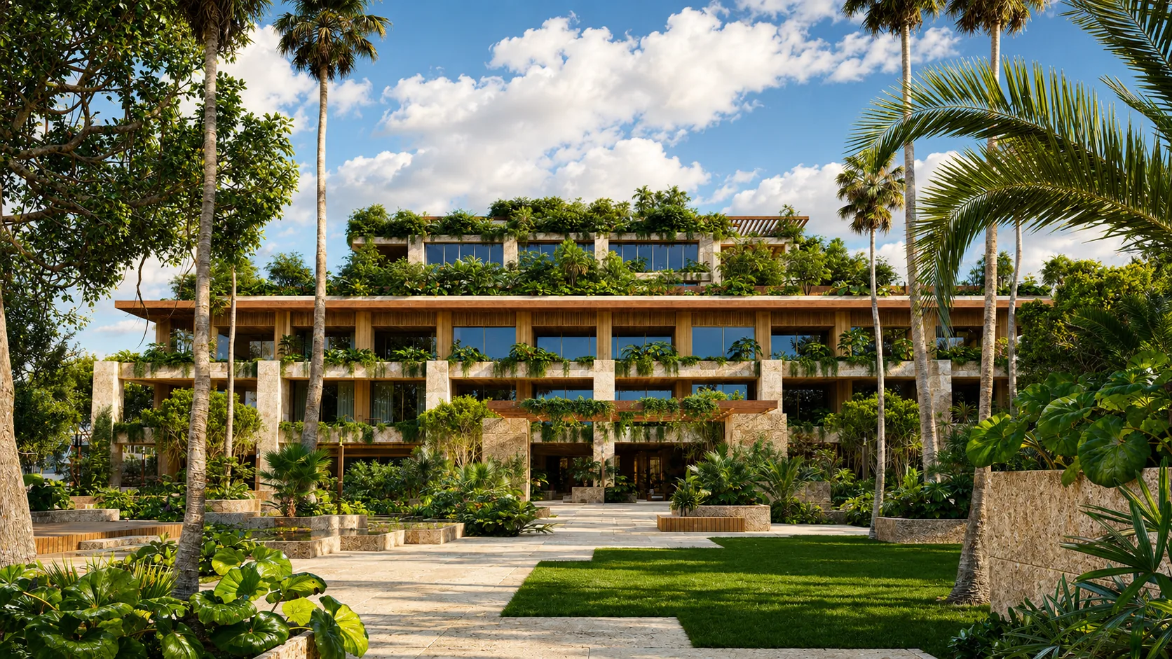 Rendering of Ziggurat Coconut Grove, the mixed-use development at 3101 Grand Avenue in Coconut Grove